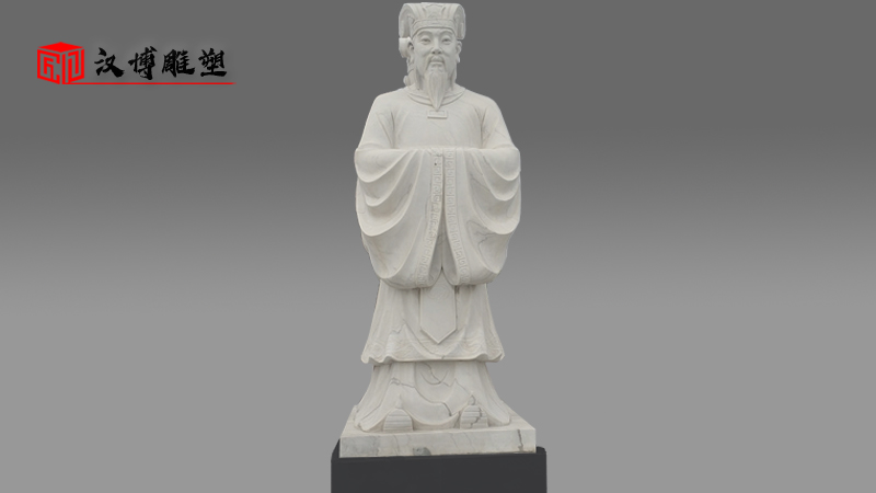 歷史人物石雕_戶外大型雕像_雕塑制作廠家_藝術主題石雕_人物雕像定制