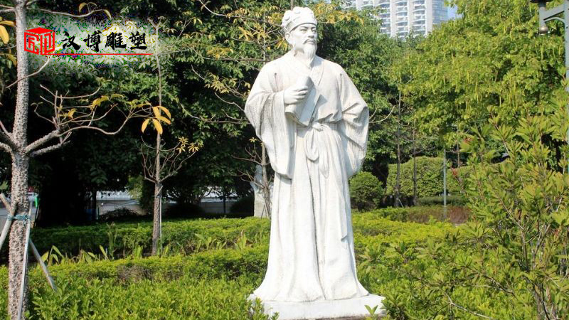 韓愈人物雕像欣賞；千年一嘆讀韓愈了解名人生活感受制作快樂