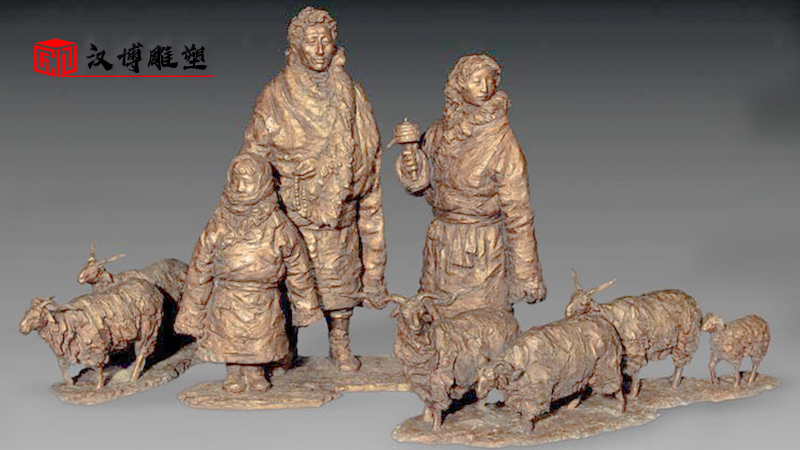 獨居特色的藏族主題文化雕塑展覽欣賞 