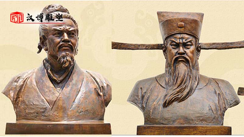 歷史名人雕塑_戶外景觀雕像_人物鑄銅銅雕_名人主題雕像_人物銅雕制作