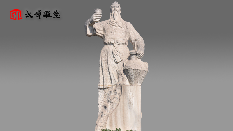 石雕像定制_大型石雕_人物雕塑_文財神雕像_范蠡雕塑