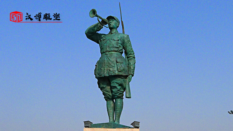 軍隊人物雕塑_大型雕像_雕像訂制_士兵雕像_廣場雕像
