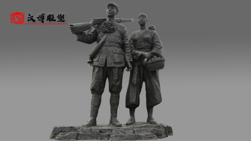 軍人雕像_景觀石雕_人物雕像_大型雕像_雕像訂制