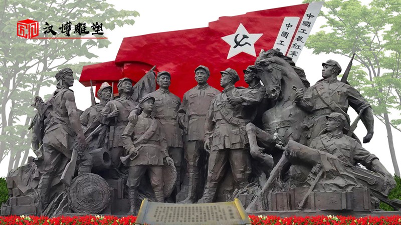 軍人雕像_景觀石雕_人物雕像_大型雕像_雕像訂制
