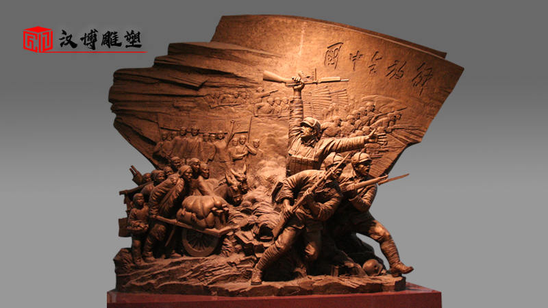 軍人雕像_景觀石雕_人物雕像_大型雕像_雕像訂制