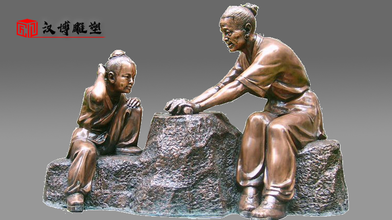 上善若水雕塑_校園景觀雕塑_流水主題雕塑_校園雕塑定制_大型景觀雕塑