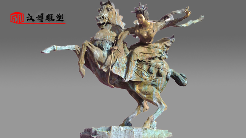 金戈鐵馬雕像_騎馬人物雕塑_銅雕定制_人物鑄銅雕塑_大型雕塑廠家