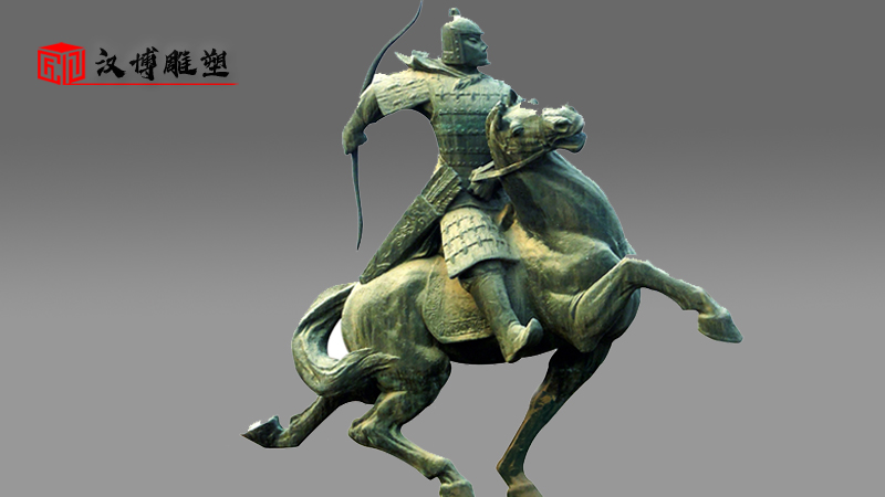 金戈鐵馬雕像_騎馬人物雕塑_銅雕定制_人物鑄銅雕塑_大型雕塑廠家