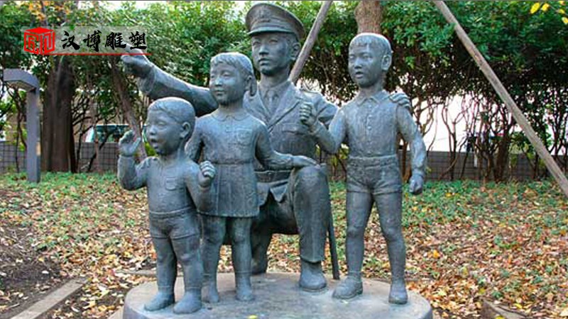核心價值觀雕塑_孝文化雕塑_人物雕塑定制_鑄銅雕像_孝主題雕塑
