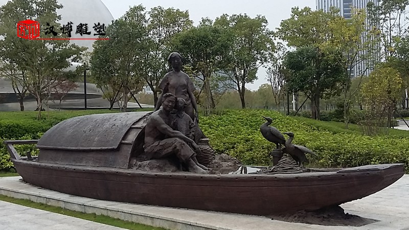 漁民雕塑_人物銅雕_大型雕塑_園林雕塑_雕像定制