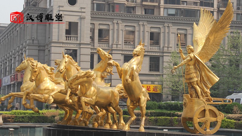 馬雕塑_銅馬雕像_鑄銅馬雕塑_大型雕塑定制_騎馬雕塑制作