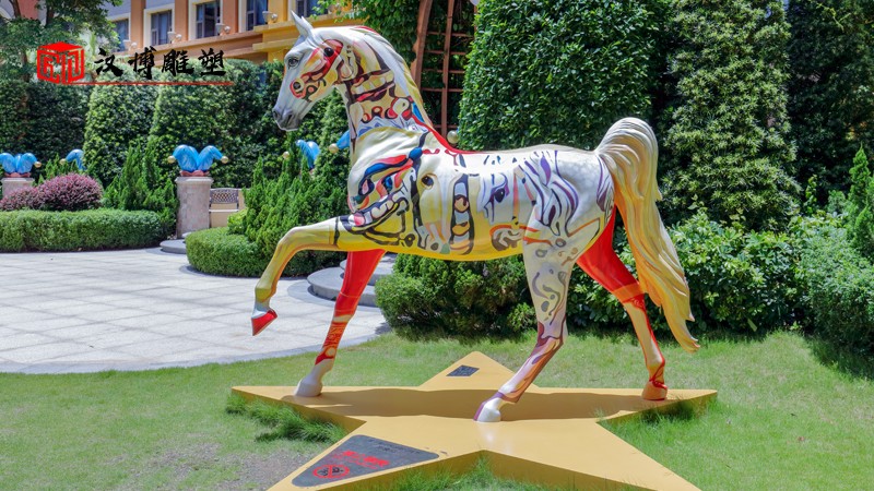 馬雕塑_銅馬雕像_鑄銅馬雕塑_大型雕塑定制_騎馬雕塑制作