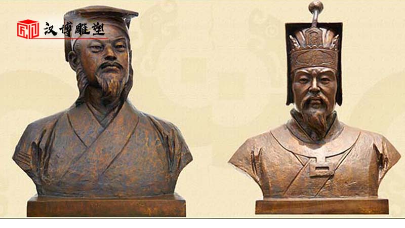 歷史名人雕塑_戶外景觀雕像_人物鑄銅銅雕_名人主題雕像_人物銅雕制作