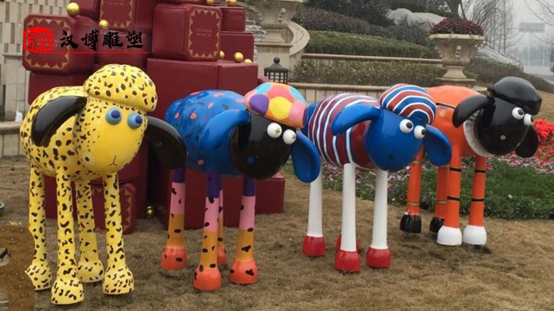彩繪雕塑制作_動物雕像定制_戶外園林雕塑_玻璃鋼雕塑_景觀雕塑定制