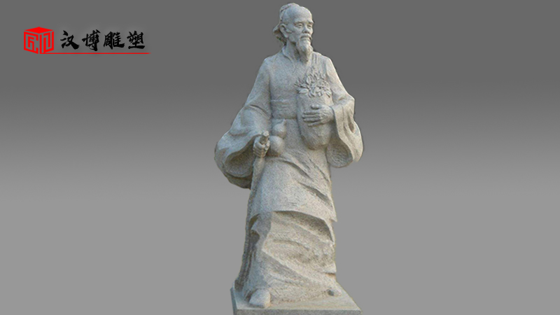 名人石雕定制_花崗巖雕塑_人物雕像制作_大型景觀石雕_戶外園林雕塑