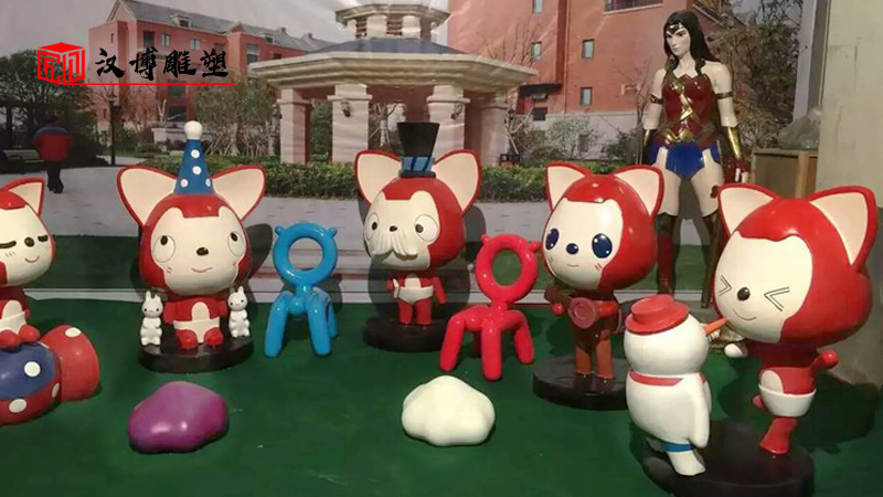 戶外大型雕塑_玻璃鋼雕像定制_彩繪主題雕塑_玻璃鋼雕像制作_大型景觀雕塑