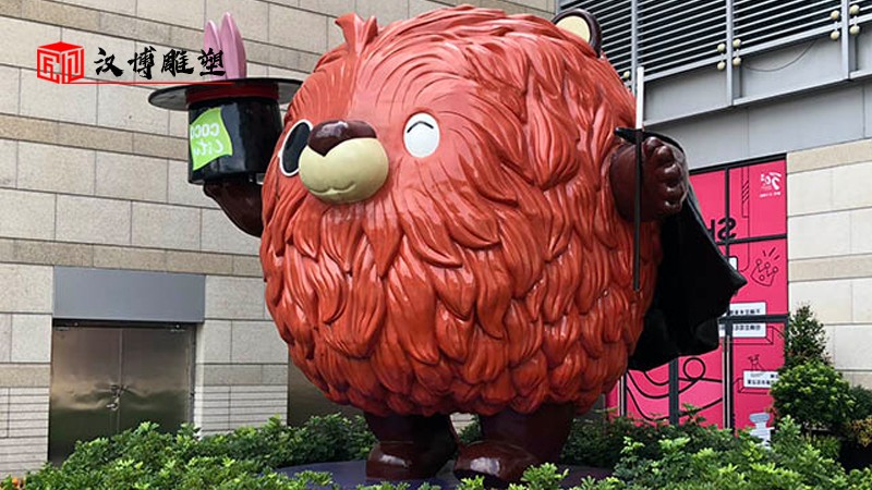景觀雕塑定制_戶外園林雕像_彩繪雕塑_大型雕像定制_玻璃鋼雕塑