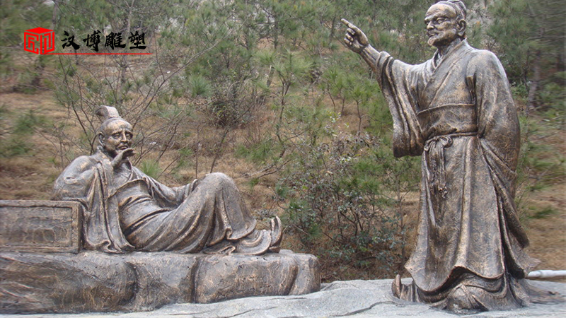 成語典故主題雕塑，中華經典文化傳承