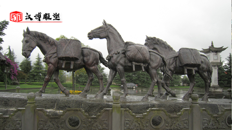 一片茶葉的敘說，世界文化遺產；茶馬古道主題文化雕塑欣賞