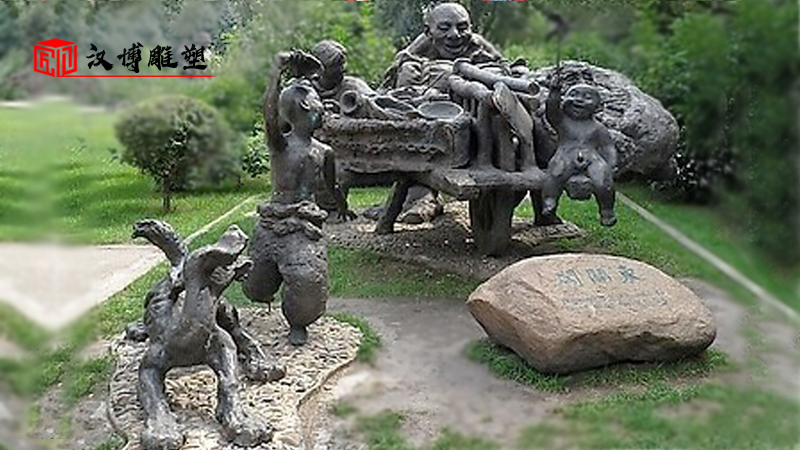 風情雕塑群再現闖關東主題文化