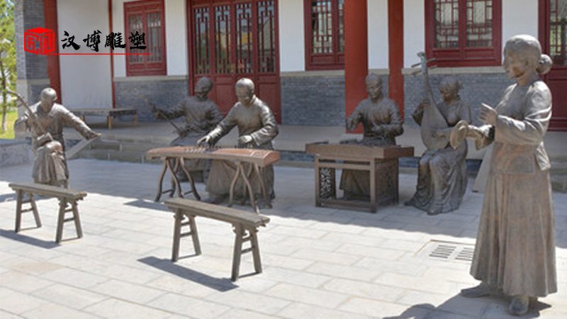 地域文化背景下的當代城市雕塑；陜北民俗文化主題雕塑展示欣賞