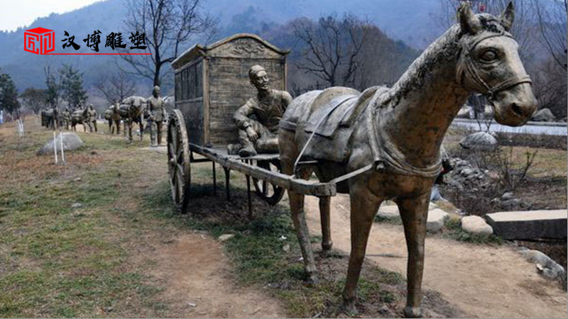  蹄聲漸遠，茶香猶濃；茶馬古道主題文化雕塑展示