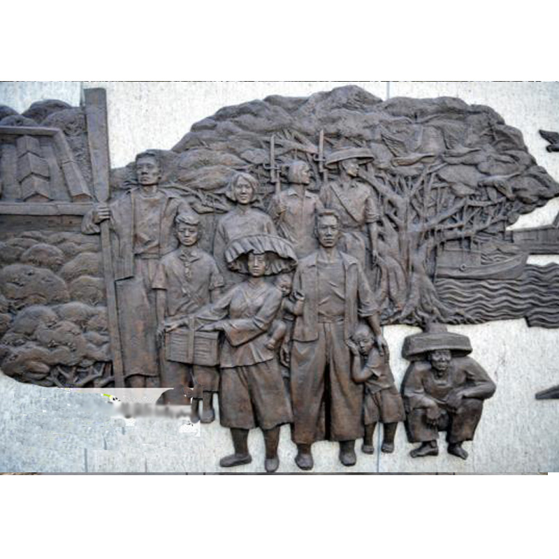 漁民民俗雕塑,平凡而不簡單就是漁民的生活